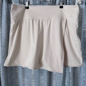 High waisted PowerSoft faux wrap skort